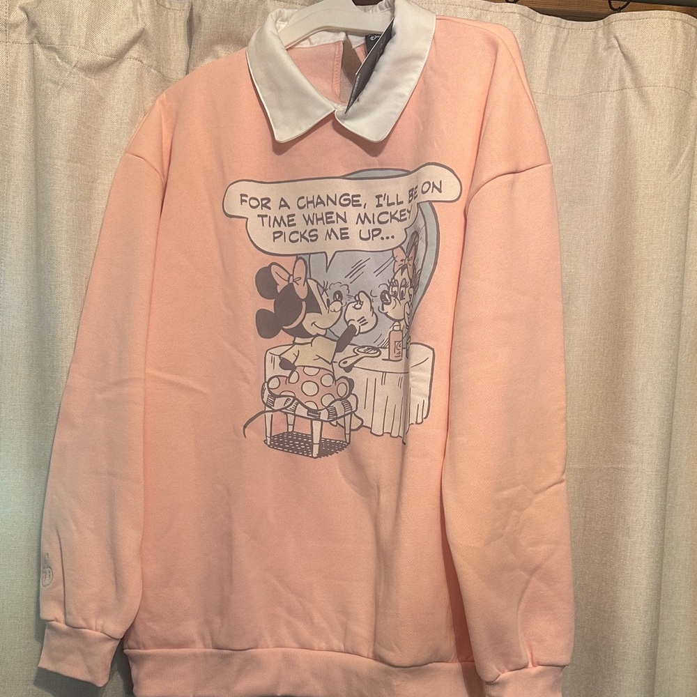 NWT Disney Cakeworthy Minnie comic sweatshirt